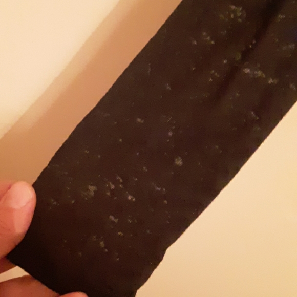 MUDD BLACK SHEER SPECKLED LEOPARD PRINT TOP XS - Picture 4 of 6